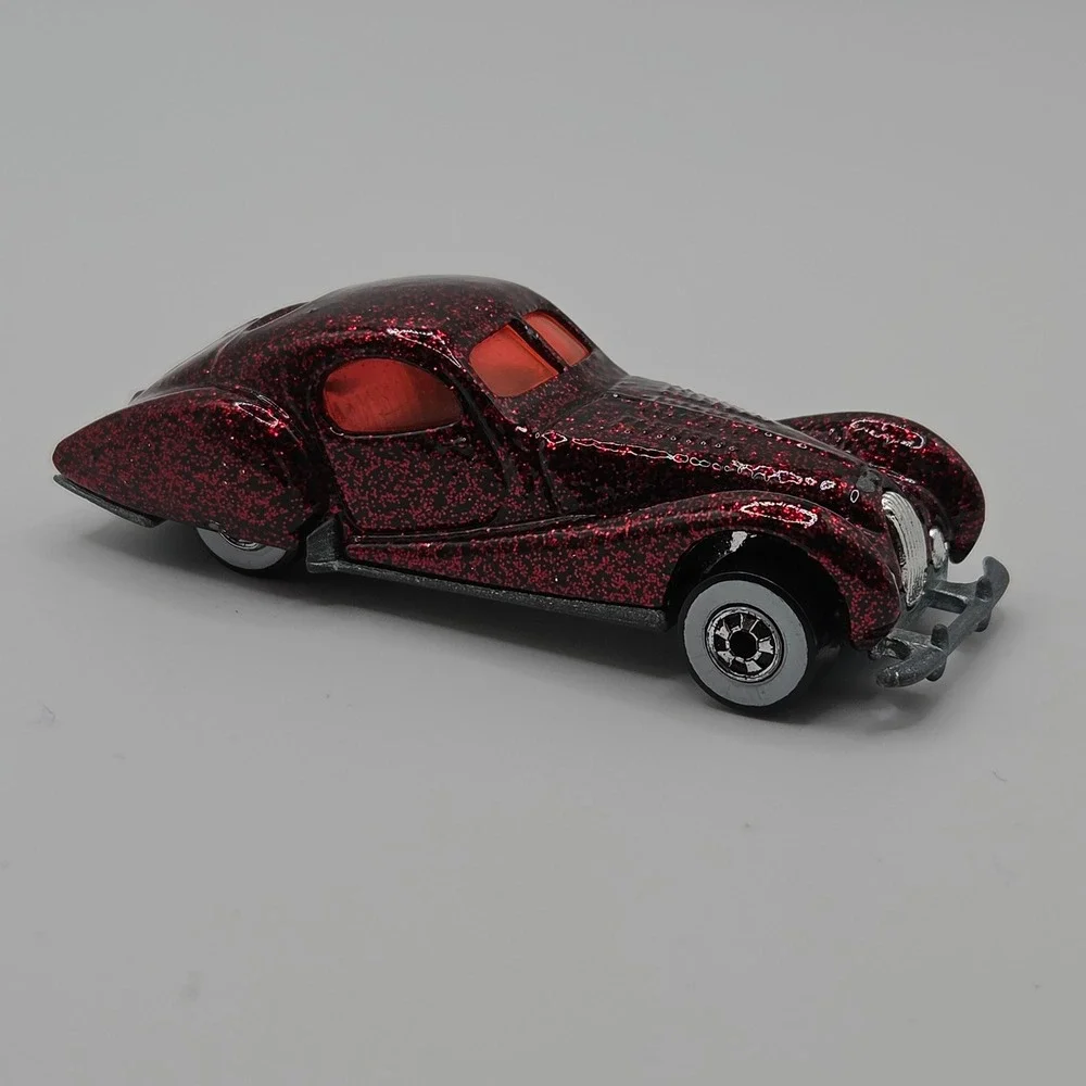 Hot Wheels Talbot Lago Red Metalflake 1987 Diecast Car Malaysia Vintage Style